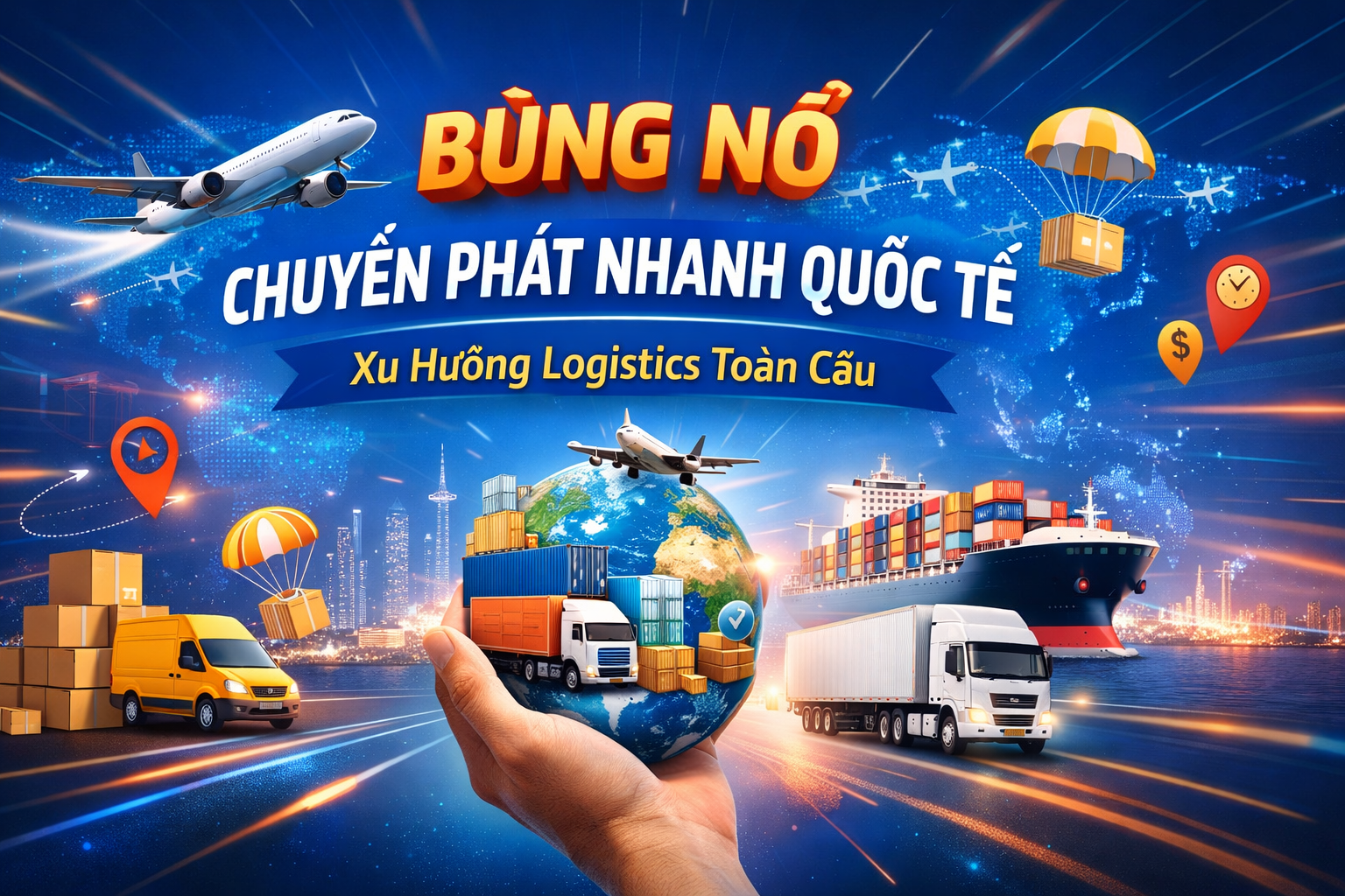 Bùng nổ dịch vụ chuyển phát nhanh quốc tế – Xu hướng logistics 2026