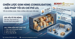 Chiến lược gom hàng lẻ (Consolidation) - Giải pháp "cứu cánh" cho doanh nghiệp mùa cao điểm